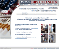 Tablet Screenshot of americacleaners.com